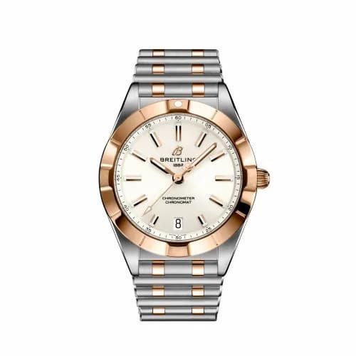 Breitling Chronomat 32 Stainless Steel / Red Gold / White / Rouleaux U77310101A1U1