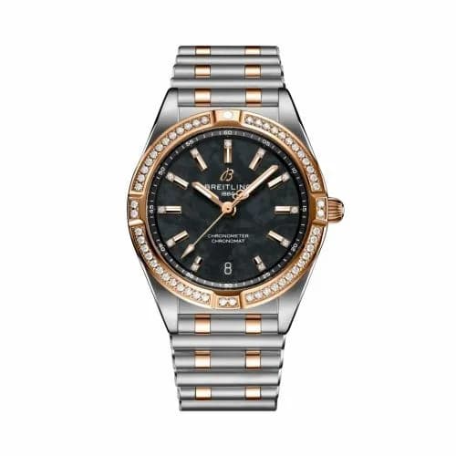 Breitling Chronomat 32 Stainless Steel - Red Gold - Diamond / Black MOP U773102A1B1U1