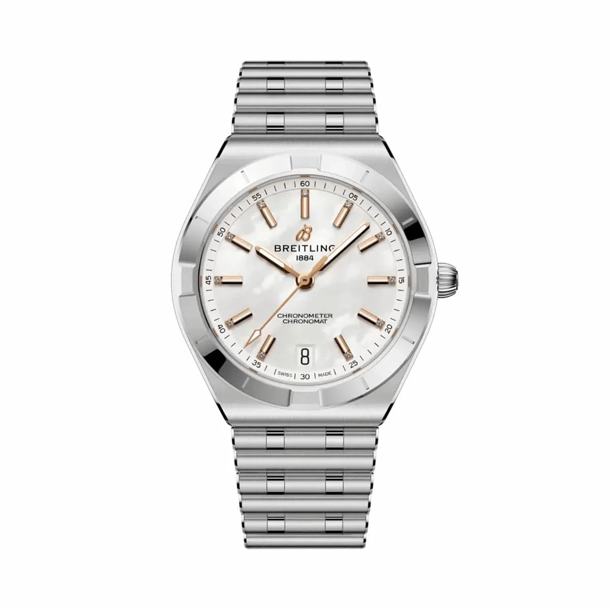 Breitling Chronomat Automatic 36 Stainless Steel / MOP / Rouleaux A10320101A1A1