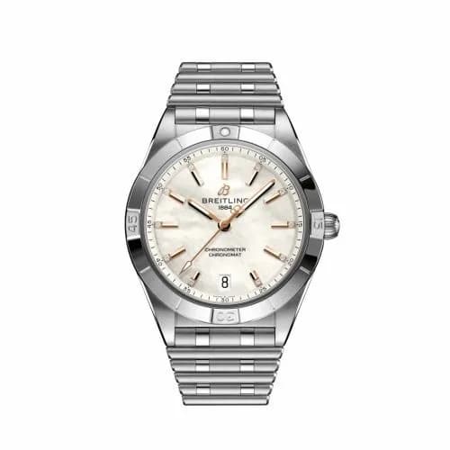 Breitling Chronomat Automatic 36 Stainless Steel / MOP / Rouleaux A10380101A4A1 — фото часов Breitling Chronomat Automatic 36 Stainless Steel / MOP / Rouleaux A10380101A4A1 — фото часов