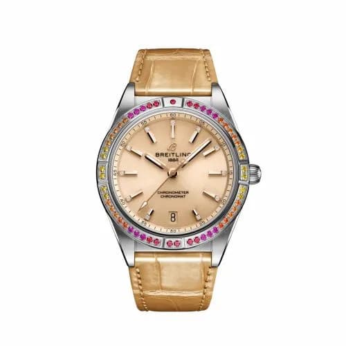 Breitling Chronomat Automatic 36 South Sea Stainless Steel / Beige A10380611A1P1 — фото часов Breitling Chronomat Automatic 36 South Sea Stainless Steel / Beige A10380611A1P1 — фото часов