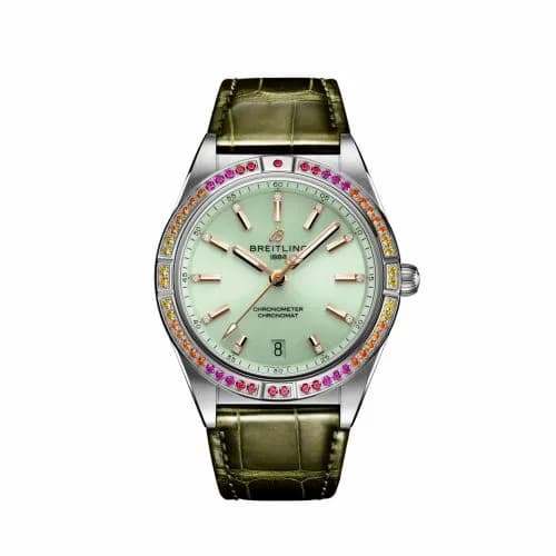 Breitling Chronomat Automatic 36 South Sea Stainless Steel / Mint Green A10380611L1P1 — фото часов Breitling Chronomat Automatic 36 South Sea Stainless Steel / Mint Green A10380611L1P1 — фото часов