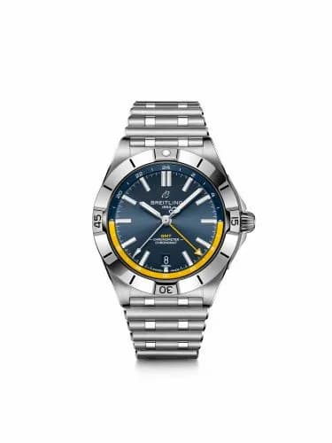 Breitling Chronomat 40 GMT Stainless Steel / Blue / China A323981A1C1A1