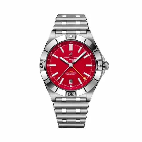 Breitling Breitling Chronomat Automatic GMT 40 NFL Kansas City Chiefs Edition A32398B81K1A1 — фото часов Breitling Breitling Chronomat Automatic GMT 40 NFL Kansas City Chiefs Edition A32398B81K1A1 — фото часов