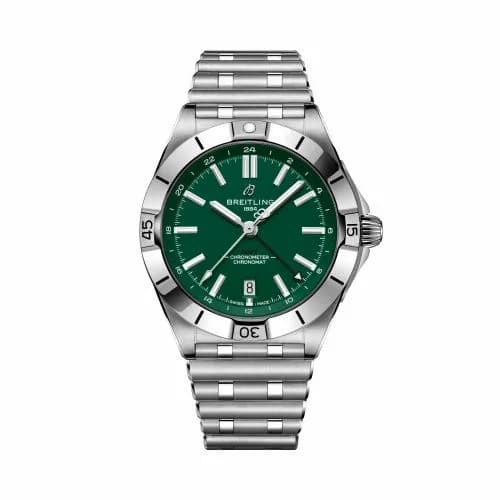 Breitling Breitling Chronomat Automatic GMT 40 NFL New York Jets Edition A32398C61L1A1 — фото часов Breitling Breitling Chronomat Automatic GMT 40 NFL New York Jets Edition A32398C61L1A1 — фото часов