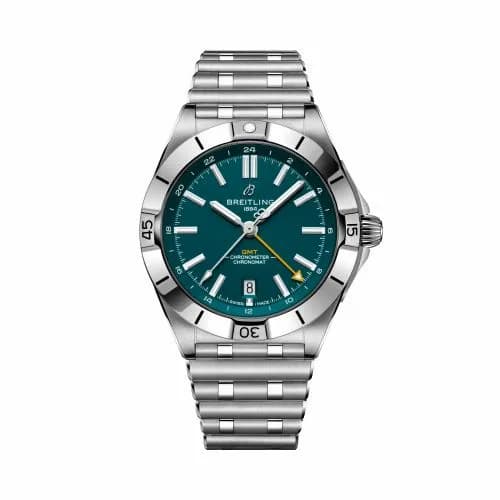 Breitling Breitling Chronomat Automatic GMT 40 NFL Jacksonville Jaguars Edition A32398D21C1A1 — фото часов Breitling Breitling Chronomat Automatic GMT 40 NFL Jacksonville Jaguars Edition A32398D21C1A1 — фото часов