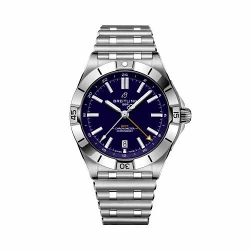 Breitling Breitling Chronomat Automatic GMT 40 NFL Baltimore Ravens Edition A32398D31Q1A1 — фото часов Breitling Breitling Chronomat Automatic GMT 40 NFL Baltimore Ravens Edition A32398D31Q1A1 — фото часов