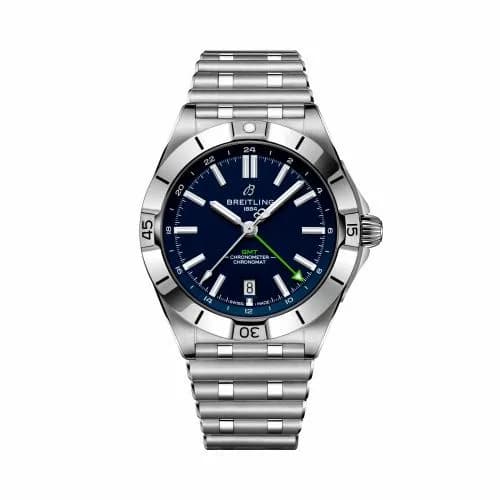 Breitling Breitling Chronomat Automatic GMT 40 NFL Seattle Seahawks Edition A32398D41C1A1 — фото часов Breitling Breitling Chronomat Automatic GMT 40 NFL Seattle Seahawks Edition A32398D41C1A1 — фото часов