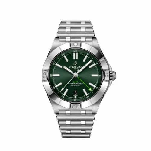 Breitling Chronomat 40 GMT Stainless Steel / Green - Germany P323981A1LA1