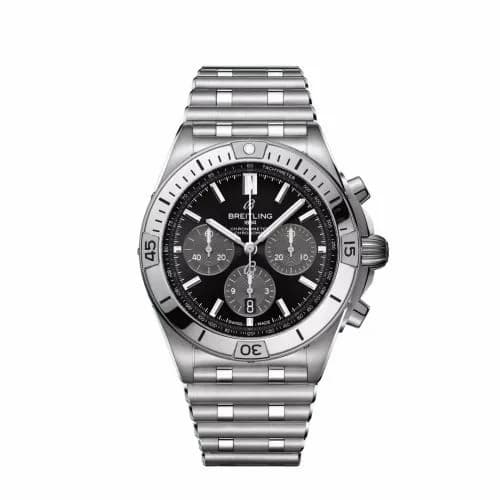 Breitling Chronomat B01 42 Stainless Steel / Black / UK AB01341B1B1A1 — фото часов Breitling Chronomat B01 42 Stainless Steel / Black / UK AB01341B1B1A1 — фото часов