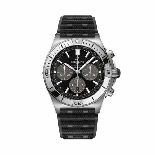 Breitling Chronomat B01 42 Stainless Steel / Black / UK AB01341B1B1S1 — фото часов Breitling Chronomat B01 42 Stainless Steel / Black / UK AB01341B1B1S1 — фото часов