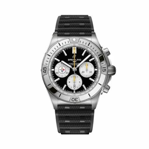 Breitling Chronomat B01 42 NFL Pittsburgh Steelers AB01342B1B2S1 — фото часов Breitling Chronomat B01 42 NFL Pittsburgh Steelers AB01342B1B2S1 — фото часов