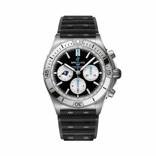 Breitling Chronomat B01 42 NFL Carolina Panthers AB01342B1B5S1 — фото часов Breitling Chronomat B01 42 NFL Carolina Panthers AB01342B1B5S1 — фото часов
