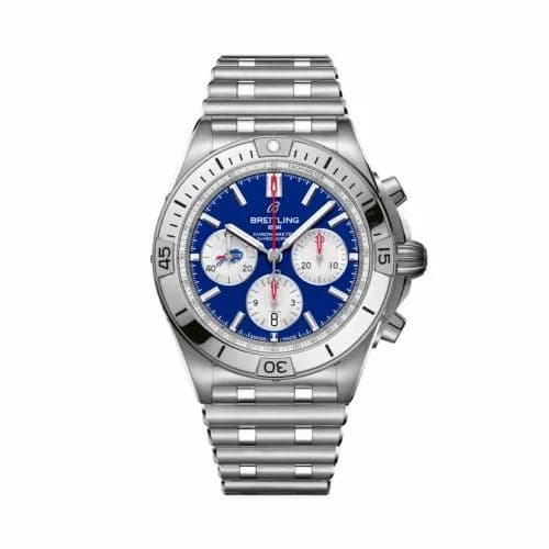 Breitling Chronomat B01 42 NFL Buffalo Bills / Rouleaux AB01342B1C3A1 — фото часов Breitling Chronomat B01 42 NFL Buffalo Bills / Rouleaux AB01342B1C3A1 — фото часов