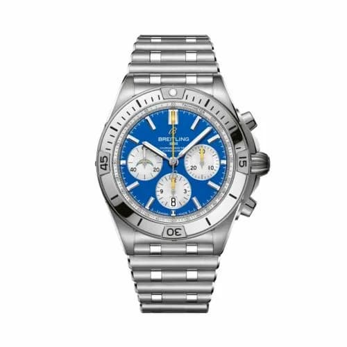 Breitling Chronomat B01 42 NFL Los Angeles Chargers / Rouleaux AB01342B1C8A1 — фото часов Breitling Chronomat B01 42 NFL Los Angeles Chargers / Rouleaux AB01342B1C8A1 — фото часов