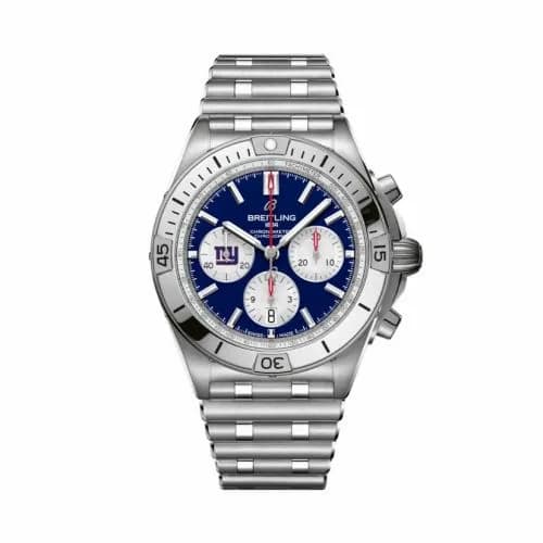 Breitling Chronomat B01 42 NFL New York Giants / Rouleaux AB01342B1CAA1 — фото часов Breitling Chronomat B01 42 NFL New York Giants / Rouleaux AB01342B1CAA1 — фото часов