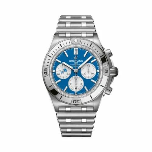 Breitling Chronomat B01 42 NFL Detroit Lions / Rouleaux AB01342B1CCA1 — фото часов Breitling Chronomat B01 42 NFL Detroit Lions / Rouleaux AB01342B1CCA1 — фото часов
