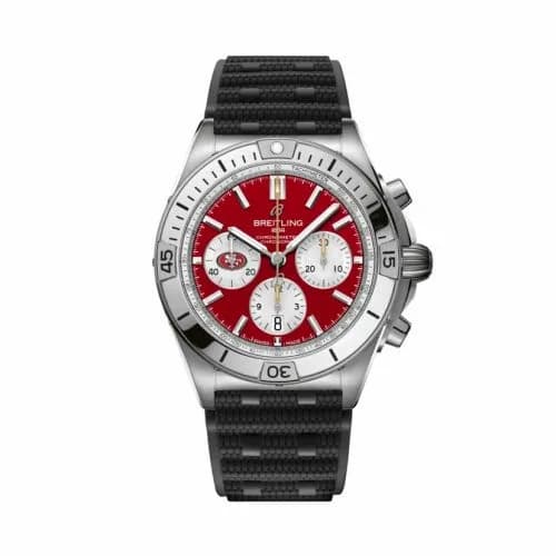 Breitling Chronomat B01 42 NFL San Francisco 49ers AB01342B1K1S1 — фото часов Breitling Chronomat B01 42 NFL San Francisco 49ers AB01342B1K1S1 — фото часов