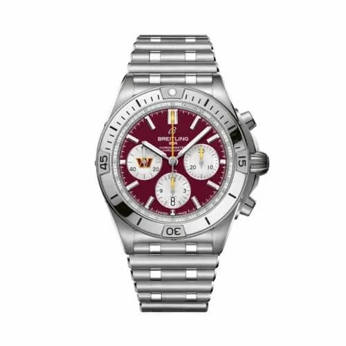 Breitling Chronomat B01 42 NFL Washington Commanders / Rouleaux AB01342B1K3A1 — фото часов Breitling Chronomat B01 42 NFL Washington Commanders / Rouleaux AB01342B1K3A1 — фото часов