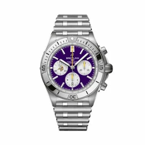 Breitling Chronomat B01 42 NFL Minnesota Vikings / Rouleaux AB01342B1K4A1 — фото часов Breitling Chronomat B01 42 NFL Minnesota Vikings / Rouleaux AB01342B1K4A1 — фото часов