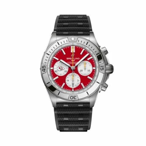 Breitling Chronomat B01 42 NFL Kansas City Chiefs AB01342B1K5S1 — фото часов Breitling Chronomat B01 42 NFL Kansas City Chiefs AB01342B1K5S1 — фото часов