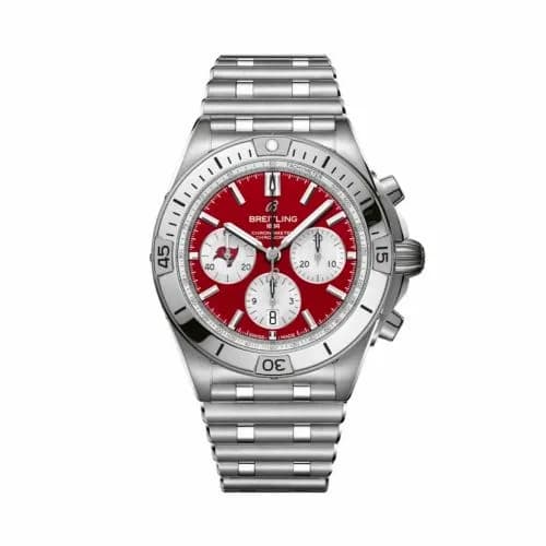 Breitling Chronomat B01 42 NFL Tampa Bay Buccaneers / Rouleaux AB01342B1K7A1 — фото часов Breitling Chronomat B01 42 NFL Tampa Bay Buccaneers / Rouleaux AB01342B1K7A1 — фото часов