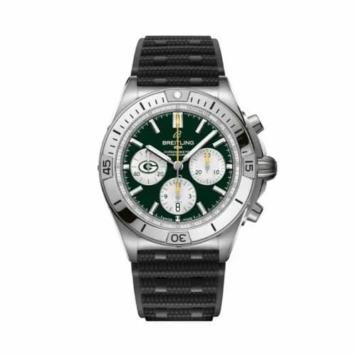 Breitling Chronomat B01 42 NFL Green Bay Packers AB01342B1L1S1 — фото часов Breitling Chronomat B01 42 NFL Green Bay Packers AB01342B1L1S1 — фото часов