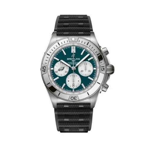 Breitling Chronomat B01 42 NFL Philadelphia Eagles AB01342B1L4S1 — фото часов Breitling Chronomat B01 42 NFL Philadelphia Eagles AB01342B1L4S1 — фото часов