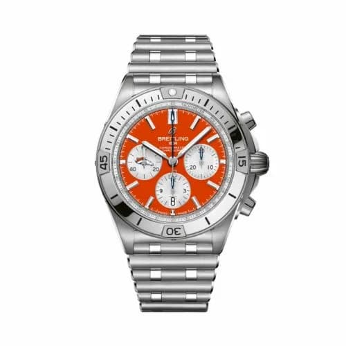 Breitling Chronomat B01 42 NFL Denver Broncos / Rouleaux AB01342B1O2A1 — фото часов Breitling Chronomat B01 42 NFL Denver Broncos / Rouleaux AB01342B1O2A1 — фото часов