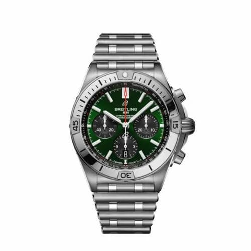 Breitling Chronomat B01 42 Stainless Steel / Bentley / Rouleaux AB01343A1L1A1 — фото часов Breitling Chronomat B01 42 Stainless Steel / Bentley / Rouleaux AB01343A1L1A1 — фото часов