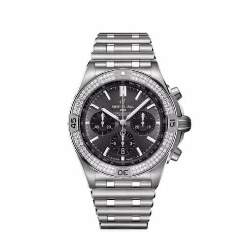 Breitling Chronomat B01 42 Stainless Steel - Diamond / Japan AB0134A21B1A1 — фото часов Breitling Chronomat B01 42 Stainless Steel - Diamond / Japan AB0134A21B1A1 — фото часов