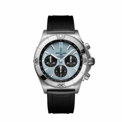 Breitling Chronomat B01 42 Stainless Steel / Platinum / Ice Blue PB0134101C1S1 — фото часов Breitling Chronomat B01 42 Stainless Steel / Platinum / Ice Blue PB0134101C1S1 — фото часов