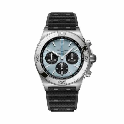 Breitling Chronomat B01 42 Stainless Steel / Platinum / Ice Blue PB0134101C1S2 — фото часов Breitling Chronomat B01 42 Stainless Steel / Platinum / Ice Blue PB0134101C1S2 — фото часов