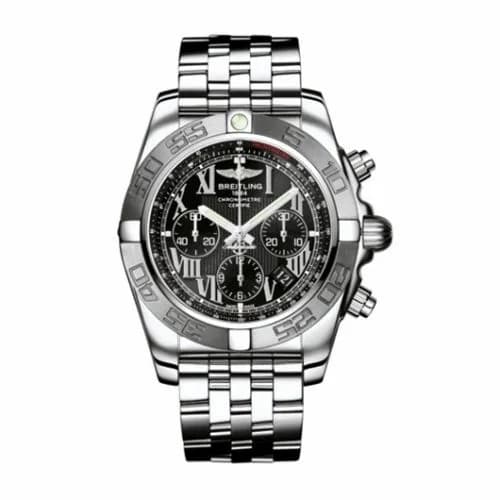 Breitling Chronomat 44 Stainless Steel / Black - Roman / Bracelet AB011011/B956/375A — фото часов Breitling Chronomat 44 Stainless Steel / Black - Roman / Bracelet AB011011/B956/375A — фото часов