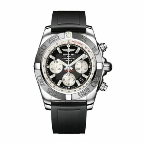 Breitling Chronomat 44 Stainless Steel / Black / Rubber AB011011/B967/131S — фото часов Breitling Chronomat 44 Stainless Steel / Black / Rubber AB011011/B967/131S — фото часов