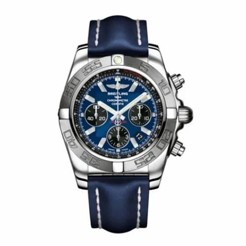 Breitling Chronomat 44 Stainless Steel / Blue / Calf AB011011/C789/105X — фото часов Breitling Chronomat 44 Stainless Steel / Blue / Calf AB011011/C789/105X — фото часов
