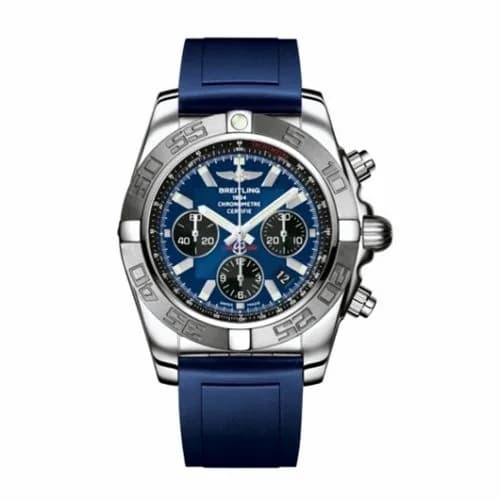 Breitling Chronomat 44 Stainless Steel / Blue / Rubber AB011011/C789/145S — фото часов Breitling Chronomat 44 Stainless Steel / Blue / Rubber AB011011/C789/145S — фото часов