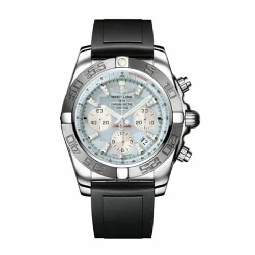 Breitling Chronomat 44 Stainless Steel / MOP / Rubber AB011011/G686/131S — фото часов Breitling Chronomat 44 Stainless Steel / MOP / Rubber AB011011/G686/131S — фото часов