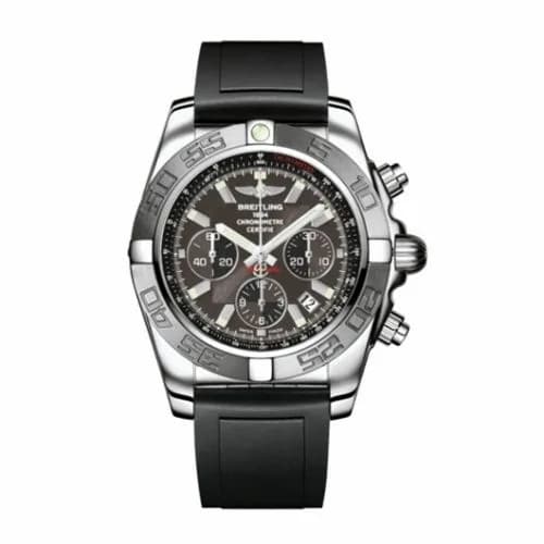 Breitling Chronomat 44 Stainless Steel / Grey / Rubber AB011011/M524/131S — фото часов Breitling Chronomat 44 Stainless Steel / Grey / Rubber AB011011/M524/131S — фото часов