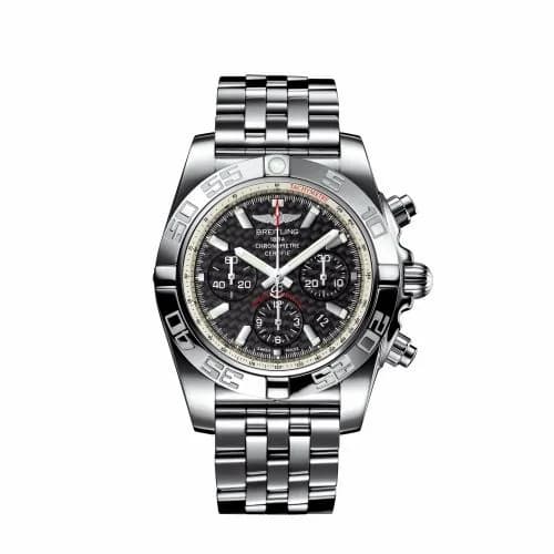 Breitling Chronomat 44 Stainless Steel / Carbon / Japan Special Edition AB011012/BE69/388A — фото часов Breitling Chronomat 44 Stainless Steel / Carbon / Japan Special Edition AB011012/BE69/388A — фото часов