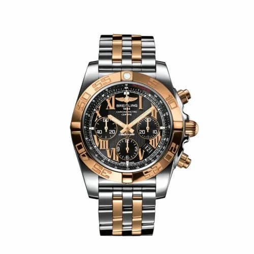 Breitling Chronomat 44 Stainless Steel / Red Gold / Black - Roman / Japan Special Edition CB011012/B957/388C — фото часов Breitling Chronomat 44 Stainless Steel / Red Gold / Black - Roman / Japan Special Edition CB011012/B957/388C — фото часов