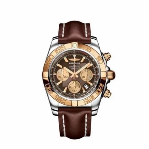 Breitling Chronomat 44 Stainless Steel / Rose Gold / Amber / Calf CB011012/Q567/437X — фото часов Breitling Chronomat 44 Stainless Steel / Rose Gold / Amber / Calf CB011012/Q567/437X — фото часов