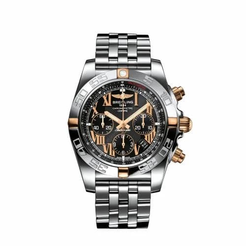 Breitling Chronomat 44 Stainless Steel / Rose Gold / Black - Roman / Japan Special Edition IB011012/B957/388C — фото часов Breitling Chronomat 44 Stainless Steel / Rose Gold / Black - Roman / Japan Special Edition IB011012/B957/388C — фото часов