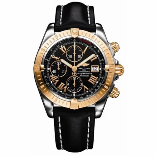 Breitling Chronomat Evolution Stainless Steel / Yellow Gold / Black - Roman C1335611/B821 — фото часов Breitling Chronomat Evolution Stainless Steel / Yellow Gold / Black - Roman C1335611/B821 — фото часов