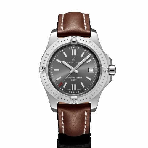 Breitling Chronomat Colt 41 Automatic Tempest Grey / Calf / Pin A17313101F1X2 — фото часов Breitling Chronomat Colt 41 Automatic Tempest Grey / Calf / Pin A17313101F1X2 — фото часов