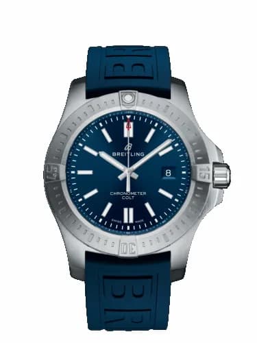Breitling Chronomat Colt 44 Automatic Blue / Rubber / Folding A17388101C1S1 — фото часов Breitling Chronomat Colt 44 Automatic Blue / Rubber / Folding A17388101C1S1 — фото часов