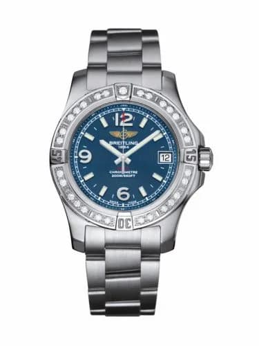 Breitling Colt 36 Diamond / Mariner Blue / Bracelet A7438953|C913|178A — фото часов Breitling Colt 36 Diamond / Mariner Blue / Bracelet A7438953|C913|178A — фото часов