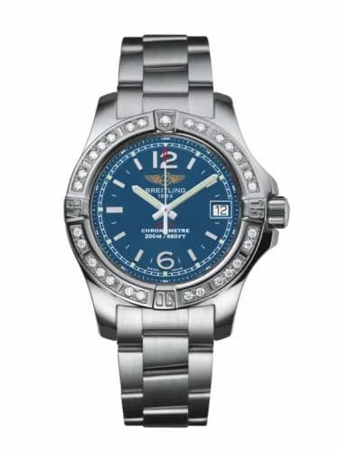 Breitling Colt Lady Diamond / Mariner Blue / Bracelet A7738853/C908/175A — фото часов Breitling Colt Lady Diamond / Mariner Blue / Bracelet A7738853/C908/175A — фото часов