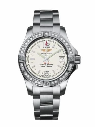 Breitling Colt Lady Diamond / Stratus Silver / Bracelet A7738853/G793/175A — фото часов Breitling Colt Lady Diamond / Stratus Silver / Bracelet A7738853/G793/175A — фото часов