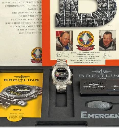 Breitling Emergency Orbiter White Gold J56321 Orbiter